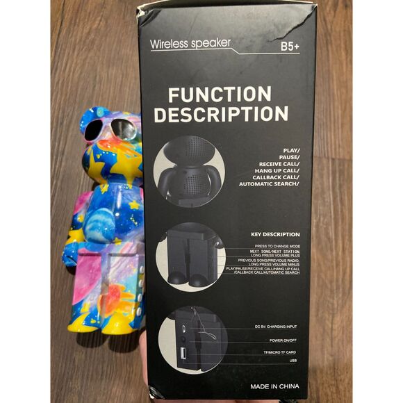 New Open Box B5+ Wireless Bear Speaker - Picture 3 of 5